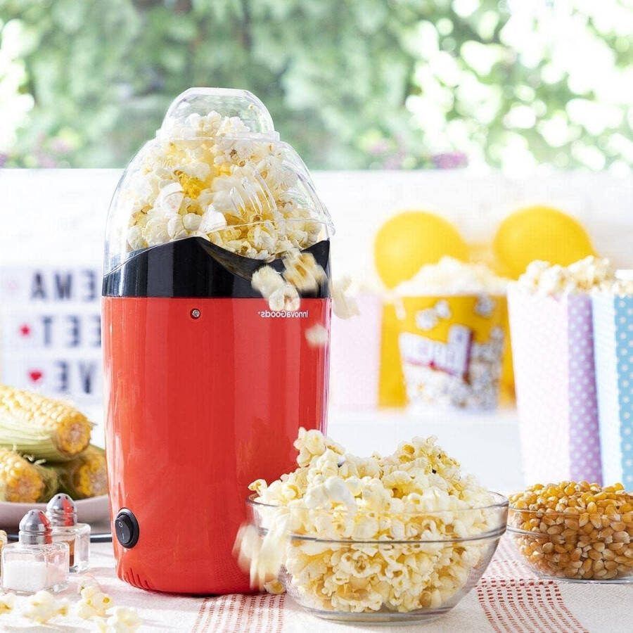Popcornmaker op hete lucht Popcot gezonde popcorn thuisbioscoop popcorn bowl