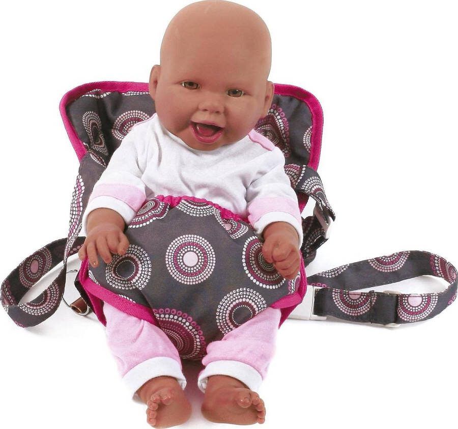 Poppendrager voor Babypoppen Poppenaccessoires Roze poppenstoel