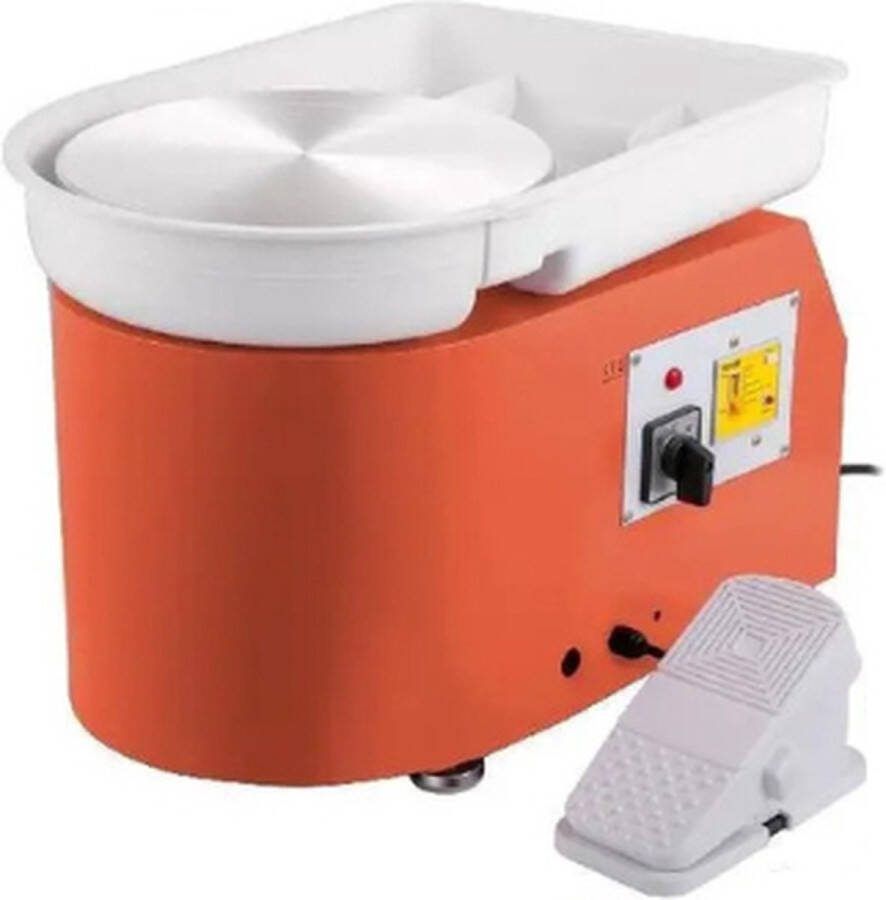 Pottenbakkersschijf Draaischijf Pottenbakker Boetseerschijf Draaischijf Pottenbakken Draaischijf Keramiek Oranje