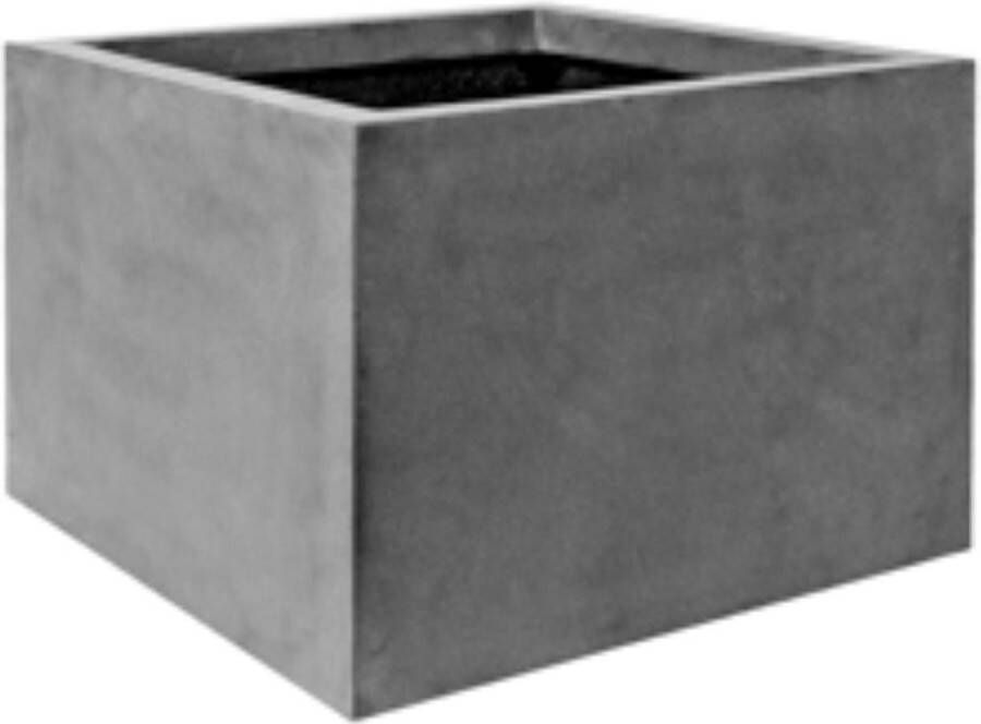 Pottery Pots Bloempot Jumbo middle high m natural 70x70x53 cm grey vierkant