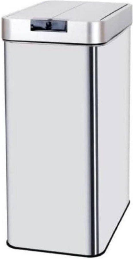 Poubelle automatique 60L Inox met sensor SILVERLAKE vuilnisbak 60 liter