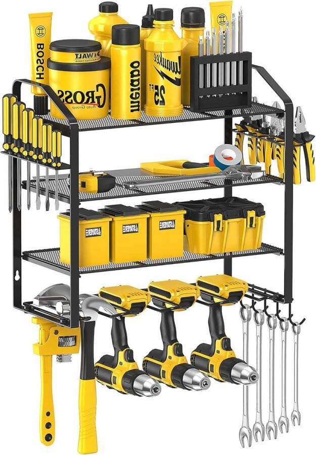 Power Tool Organizer Wandhouder Gereedschapsopslag voor Accu Slagboorschroevendraaier Zware Elektrische Boor Wandmontage Schroevendraaier Organisatie Gereedschapshouder