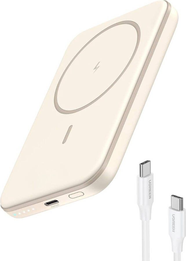 Powerbank Magnetische Powerbank USB-C Snellader Draadloze Lading Multi-Beveiliging Draagbare Oplader