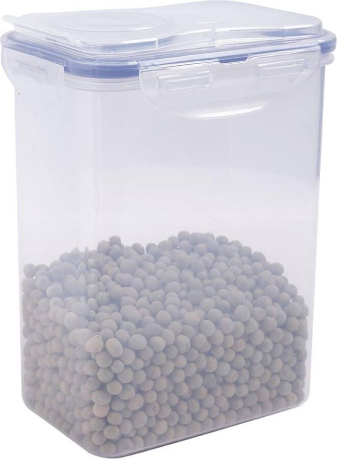 PP Classic opbergdoos 151 x 108 x 190 mm 18 l 100% luchtdicht slim sluitsysteem voorraaddoos meelopslag cornflakes dispenser luchtdichte opbergbox