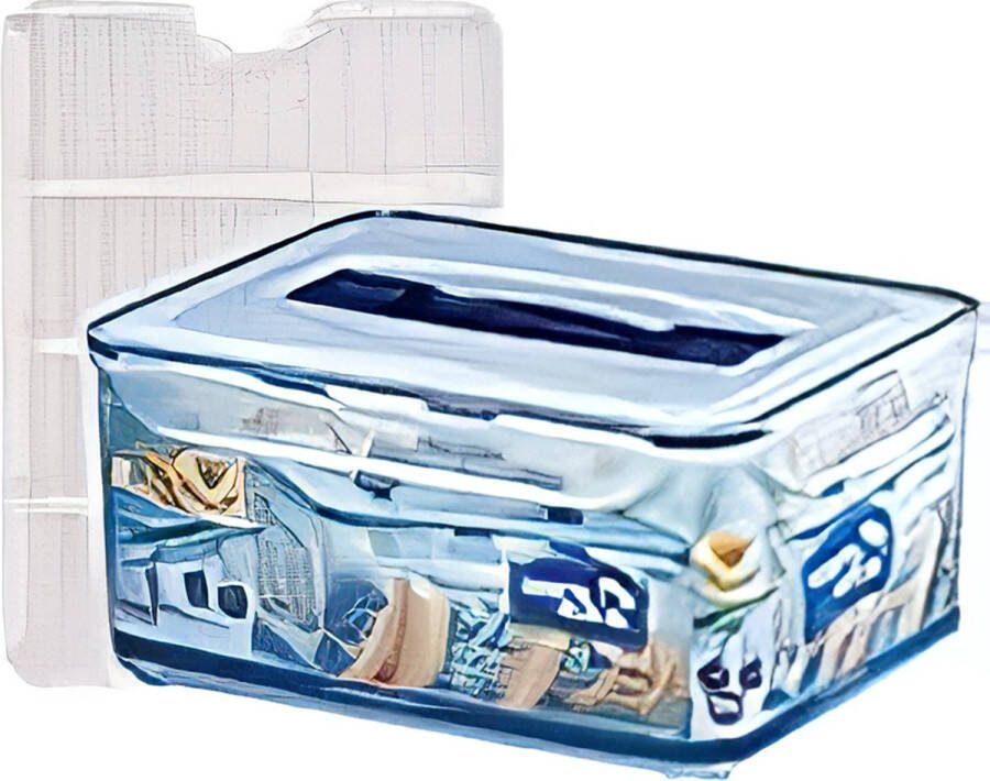 PP Classic Opbergdoos met handvat en rooster 6 5 l 295 x 230 x 138 mm 100% lucht- en waterdichte voorraaddoos slim sluitsysteem opbergdoos met deksel