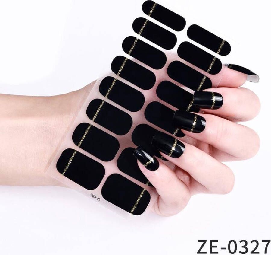 Prachtige nieuwe design NagelStickers 1 vel 16 tips Manicure Nagel stickers Nail stickers