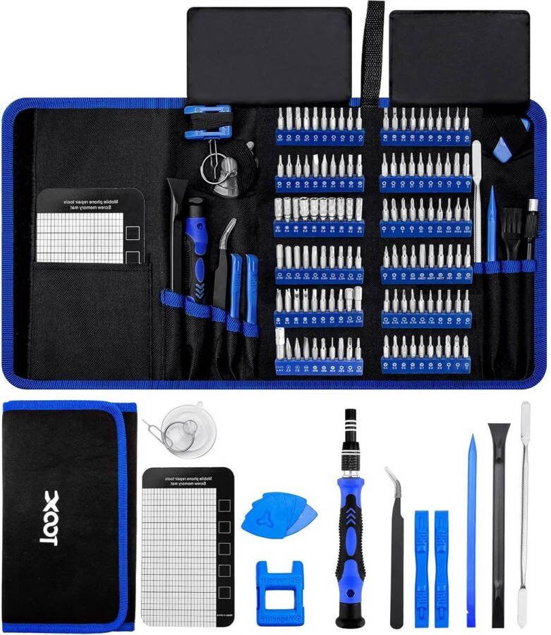 Precisie Schroevendraaierset Magnetisch Mini Reparatie Gereedschapset geschikt voor iPhone iPad Laptop PS4 PS5 Xbox Smartphone MacBook 140 in 1