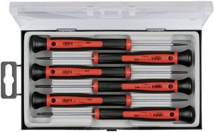 Precisión 6 pcs Hoogwaardige Jgo. Des. Gereedschapset