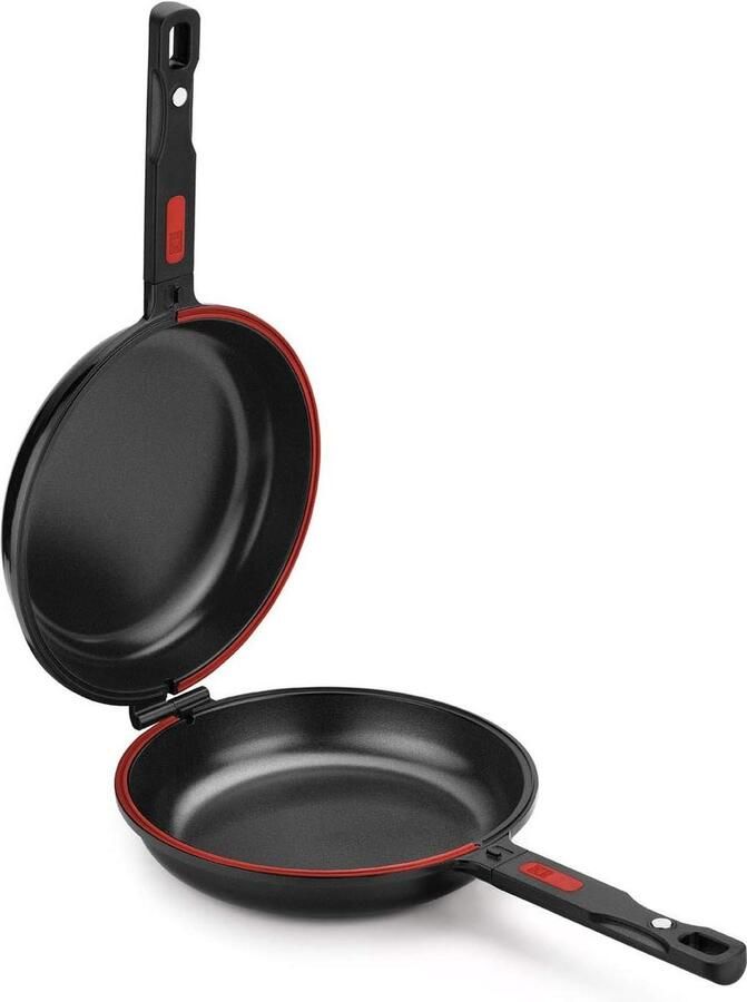 20-cm Bra Dupla Premiere omeletpan gegoten aluminium antiaanbaklaag inductie zwart en rood Exclusive