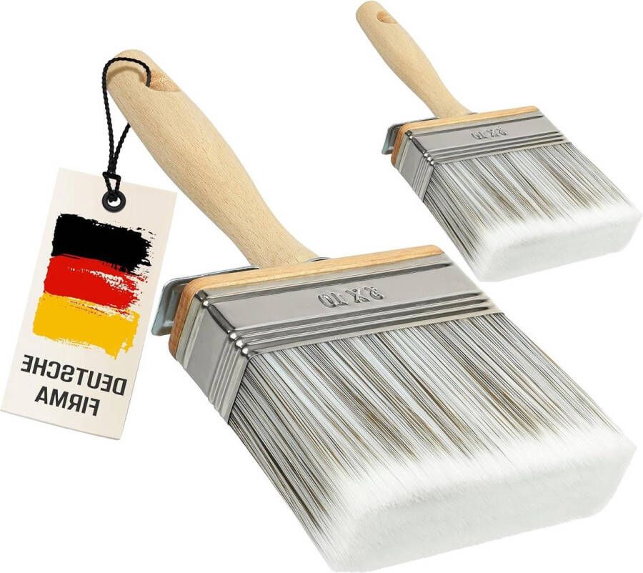 Premium 100 mm schilderset geen borstelverlies perfect voor grote oppervlakken lak hout buiten kwast borstelkwast schilderkwast breed borstel meubelverf schilderen