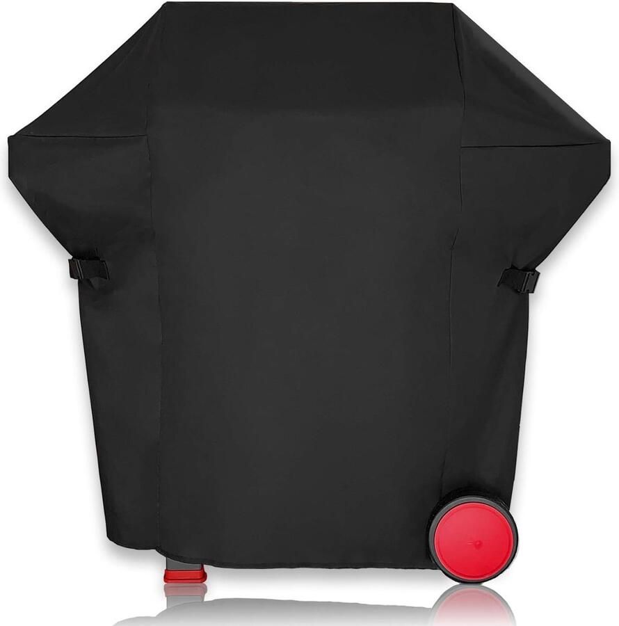 Premium barbecuehoes weerbestendig 150 x 120 x 75 cm 100% waterdichte afdekhoes voor gasgrill uv-bestendige grillhoes met hoogwaardige