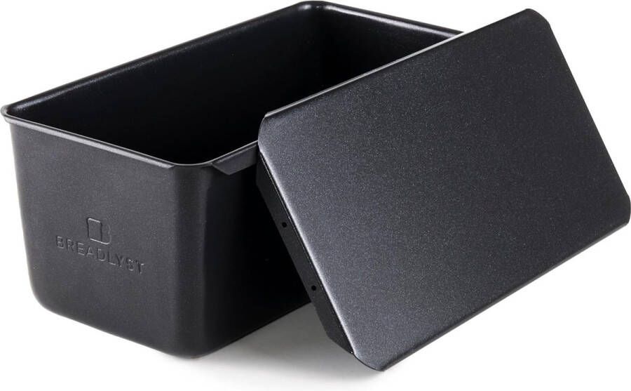 Premium broodbakvorm met deksel voor brood en toastbrood extra hoog tot 260 °C rechthoekig 23 x 11 x 10 cm