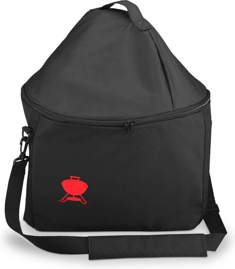 Premium Draagtas BBQ hoes Smokey Joe Barbecue Draagbare En Robuuste Tas Ademende & Waterbestendige Barbecuehoezen Zwart (7121) BBQ hoes rond
