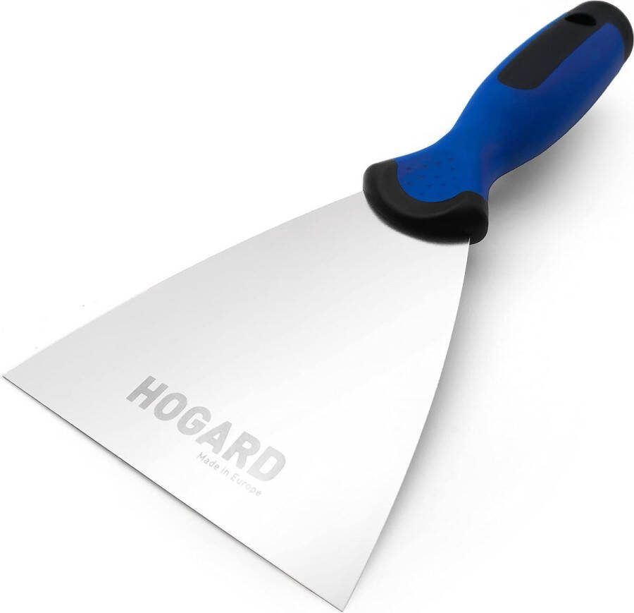 Premium droogbouwspatel professionele brede plamuur voor gipswerkzaamheden met plamuurmassa brede gladmakende spatel met comfortabele handgreep EU-kwaliteit 100 mm