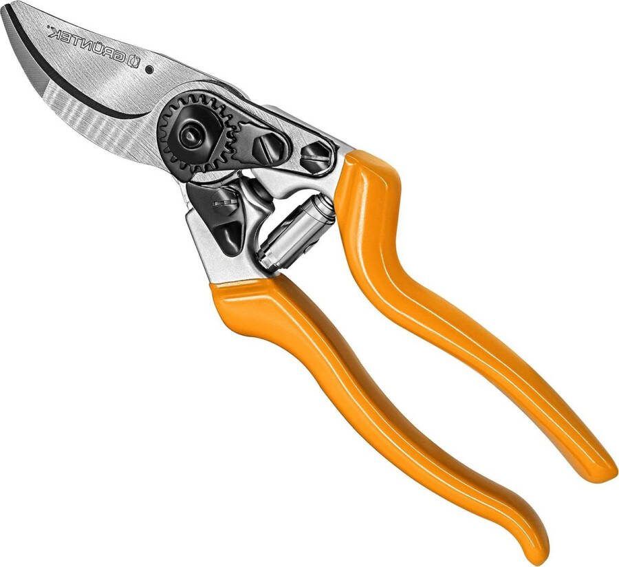 Premium gesmede linkshandige snoeischaar 215 mm wijnstok schaar bypass ergonomische handgrepen GELD-TERUG GARANTIE