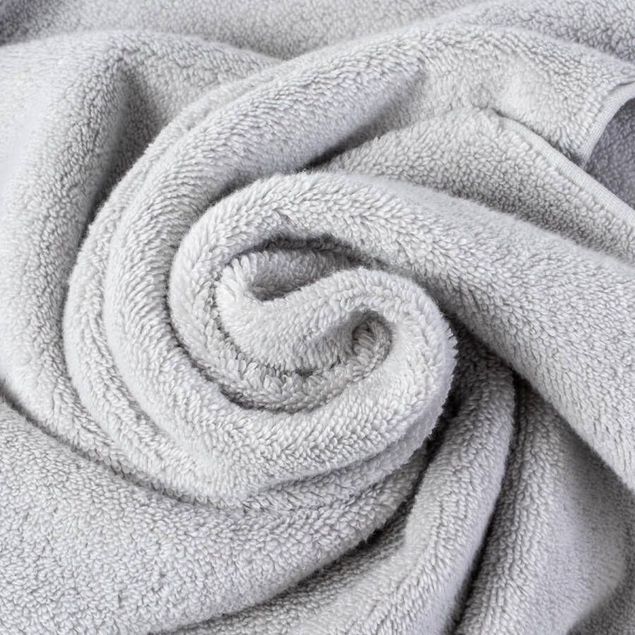 Premium Handdoekenset van 2 Antartica Grijs 50 x 100 cm 100% Katoen Zachte Handdoek Sneldrogend Absorberend Duurzaamheid Ongeëvenaard Comfort