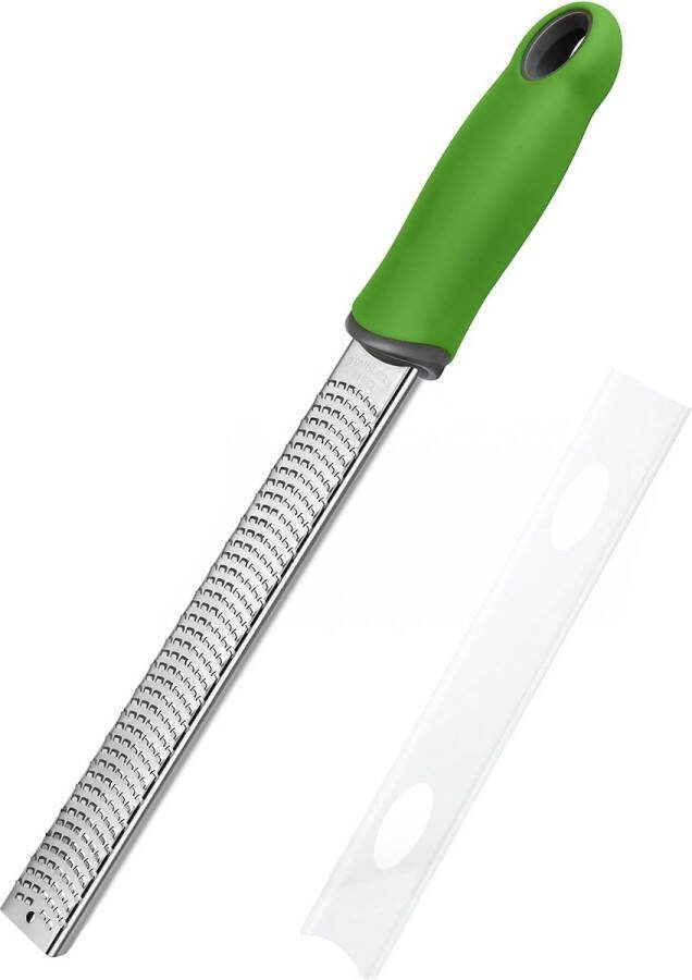 Premium Rasp zester Citroenrasp 32.5CM Kaasrasp Gemberrasp Knoflookrasp Handrasp Keukenrasp Keukengerei Keuken accessoires Smalle lange rasp RVS rasp
