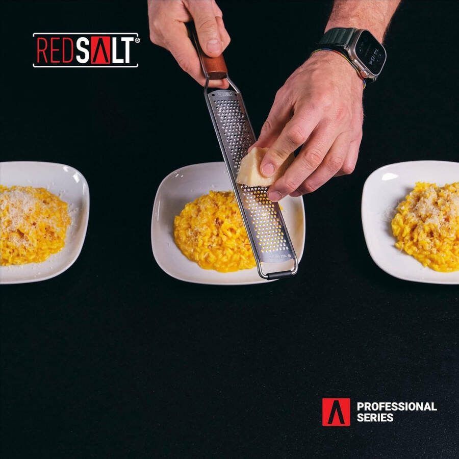 Premium Roestvrijstalen Zester Rasp Met Houten Handvat Ideaal Voor Citroen Gember Wortel Kaas Parmezaanse Rasp Professionele Keuken Schaafmachine Raspen