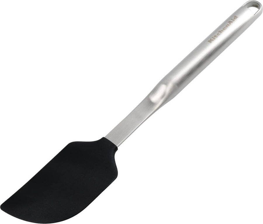 Premium Stainless Steel Scraping Spatula Black KitchenAid