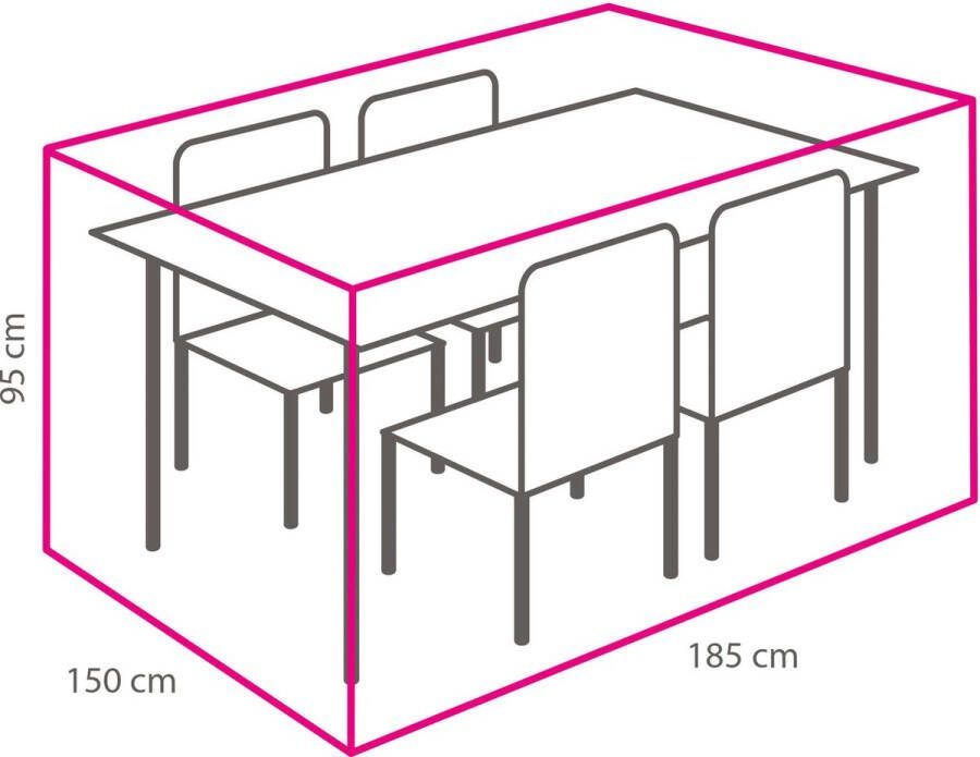 Winza Outdoor Covers Premium beschermhoes tuinset M Afmeting : 185x150x95 cm