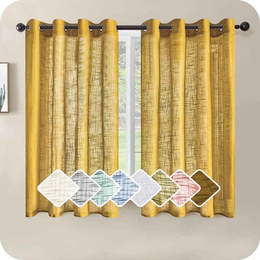 Premium Vitrage – Woonkamer Raam Accessiores – Curtains – Voile