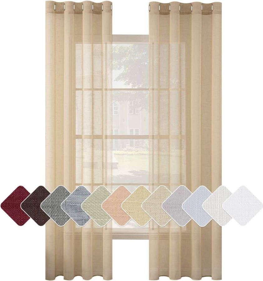 Premium Vitrage – Woonkamer Raam Accessiores – Curtains – Voile