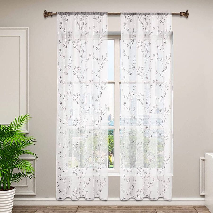 Premium Vitrage – Woonkamer Raam Accessiores – Curtains – Voile