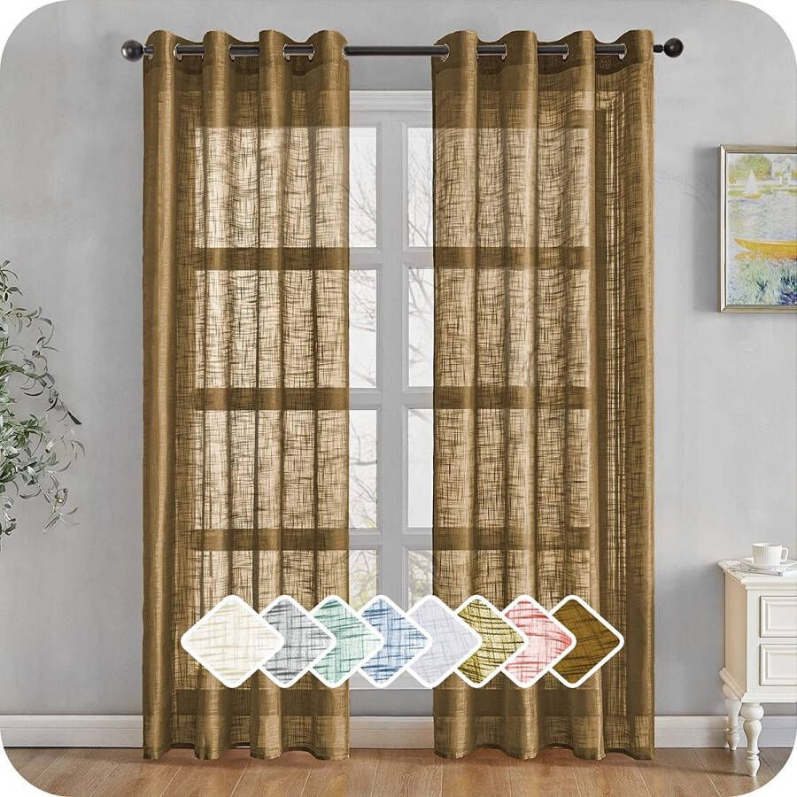 Premium Vitrage – Woonkamer Raam Accessiores – Curtains – Voile