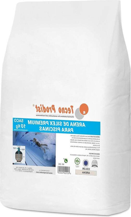 Premium zwembadzand Silex 10 kg zak korrel 04-08 mm voor zwembadfilter