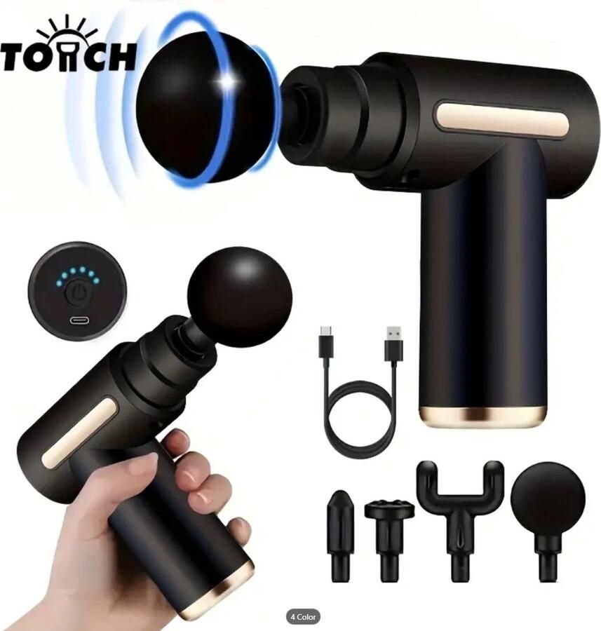 Professional Massage Gun Sport en Relax Massage apparaat Massage Pistool Compact[Holland Haven Gamers]