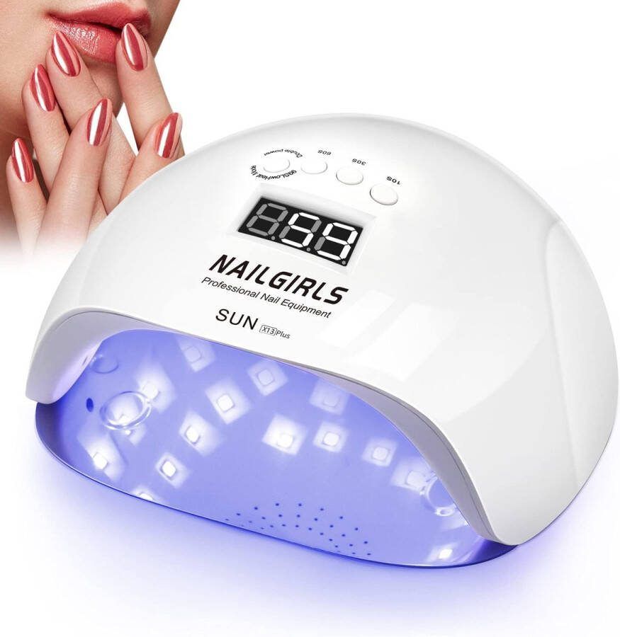 Professionele 150W LED Nageldroger UV Nagellamp met 4 Timers Auto Sensor LCD Display Verwijderbare Magnetische Plaat voor Gelnagels en Salongebruik