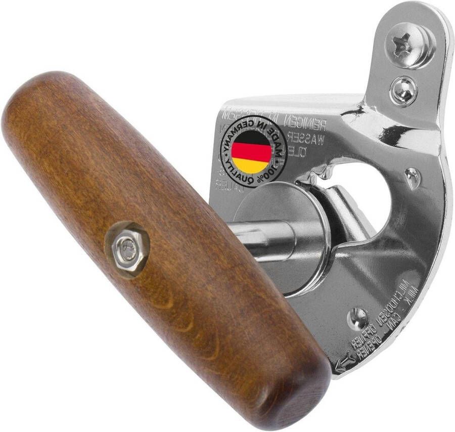 Professionele blikopener horeca staal hout Titan 12242260 duurzaamheid ergonomisch Blikopener