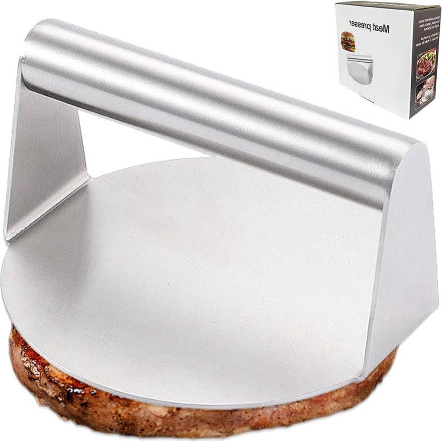 Professionele Burgerpers van roestvrij staal Geschikt voor platte grills Gemakkelijk te reinigen smash burger