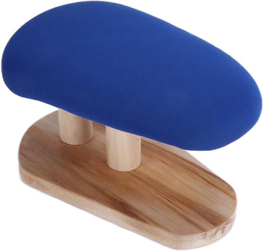 Professionele Draagbare Strijkplank met Elastische Rand Antislip Ontwerp Stabiele Houten Tafelblad voor Quilten Naaien Knutselen Thuis Strijkwerk Vierkant Strijkplank