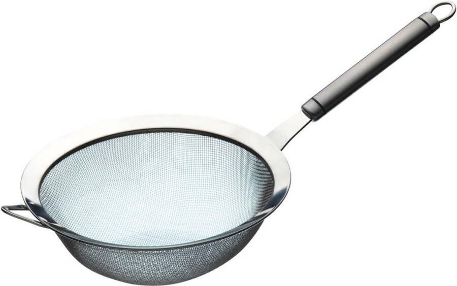 Professionele Fijnmazige Zeef Roestvrij Staal 18 cm Suikerzeef Meelzeef Zilver sieve