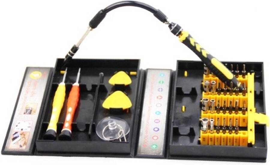 Professionele Gereedschapset Toolkit 38-delig voor Smartphone & Tablet Reparatie