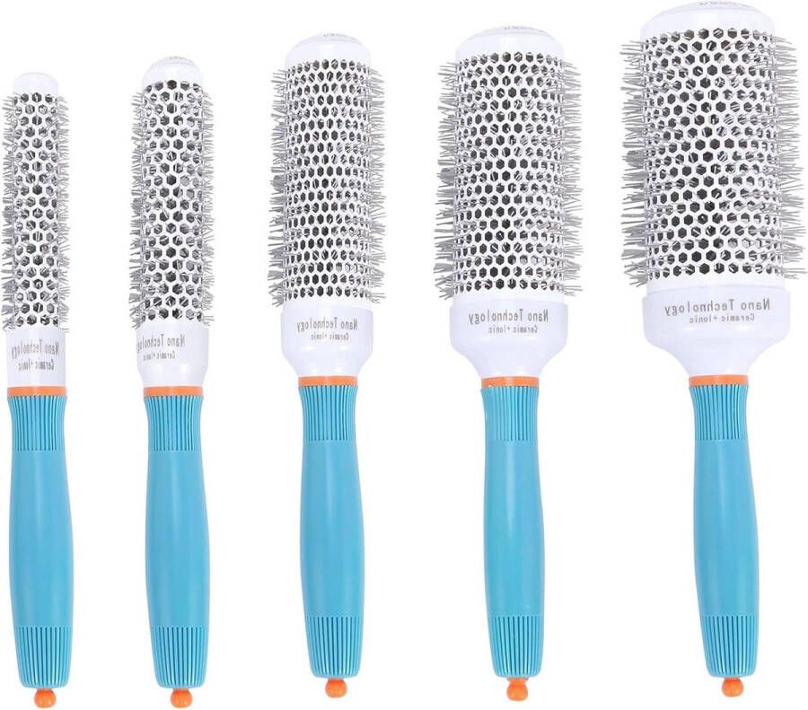 Professionele Haardressing Borstels 5 Size Hoge Temperatuur Resistent Ronde Haarstyling Tool Haarborstel