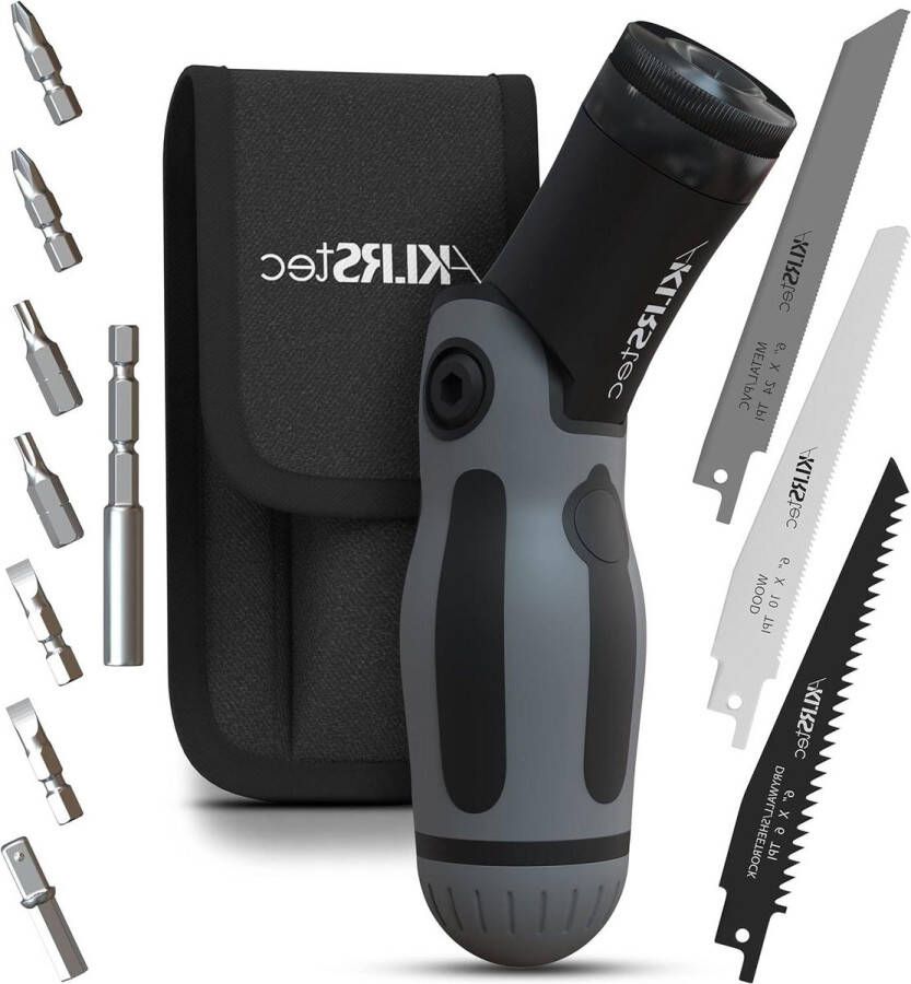 Professionele Multitool 2 in 1 Bits-schroevendraaierset en handcirkelzaag in één 12 delig