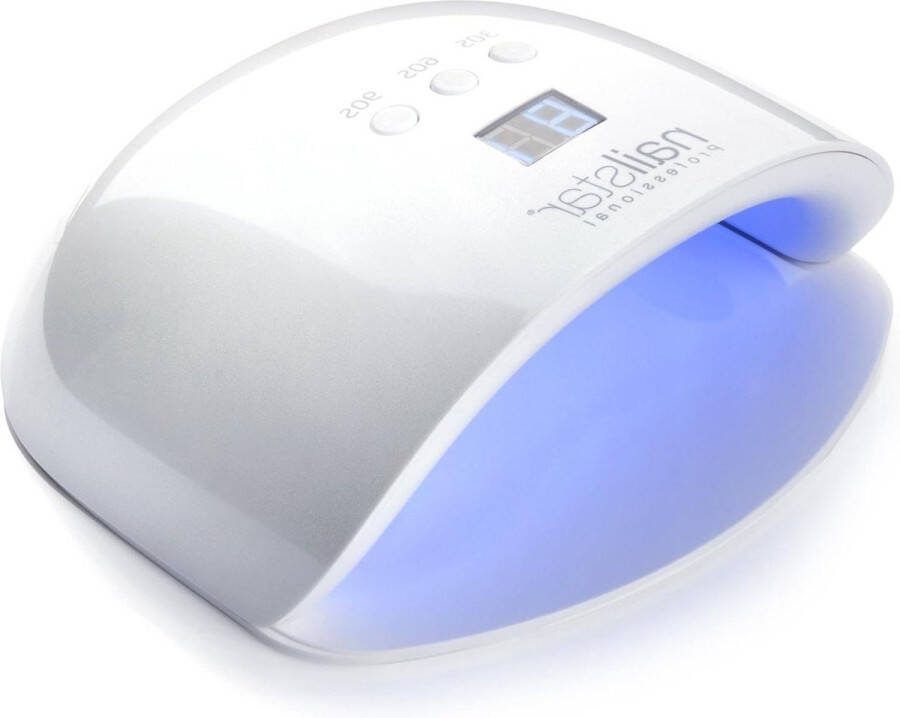 Professionele Nageldroger UV LED Lamp met Timer en LED-display voor Gel en Shellac Manicure Pedicure Wit