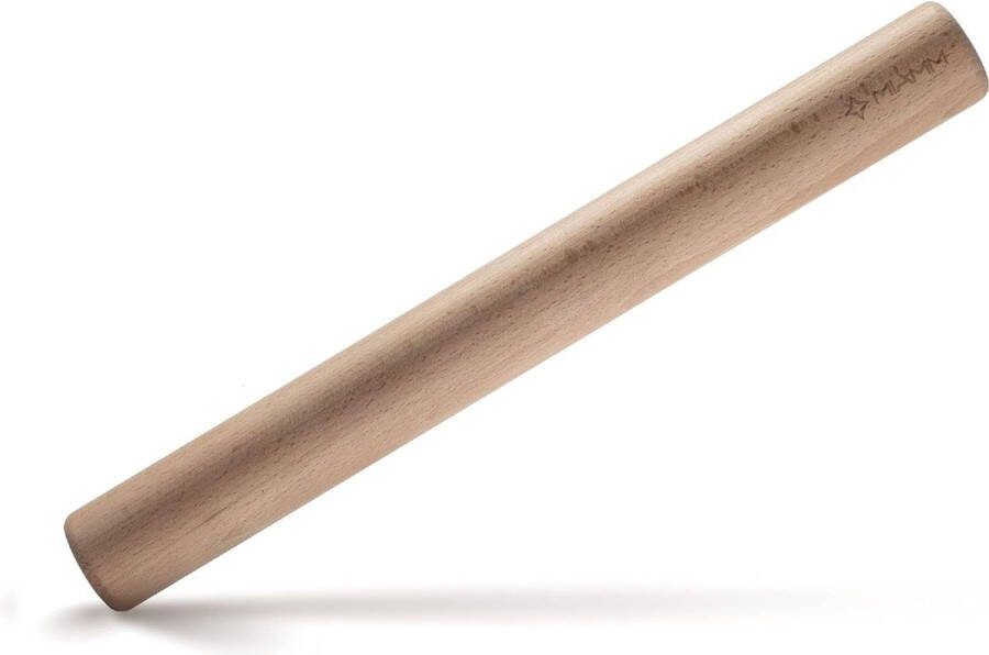Professionele ronde deegroller kleeft niet aan het deeg van uw familie gemakkelijk te onderhouden natuurlijk hout