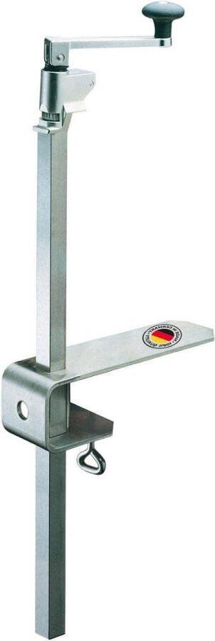 Professionele tafelmontage blikopener 84 cm lengte staal roestvrij staal