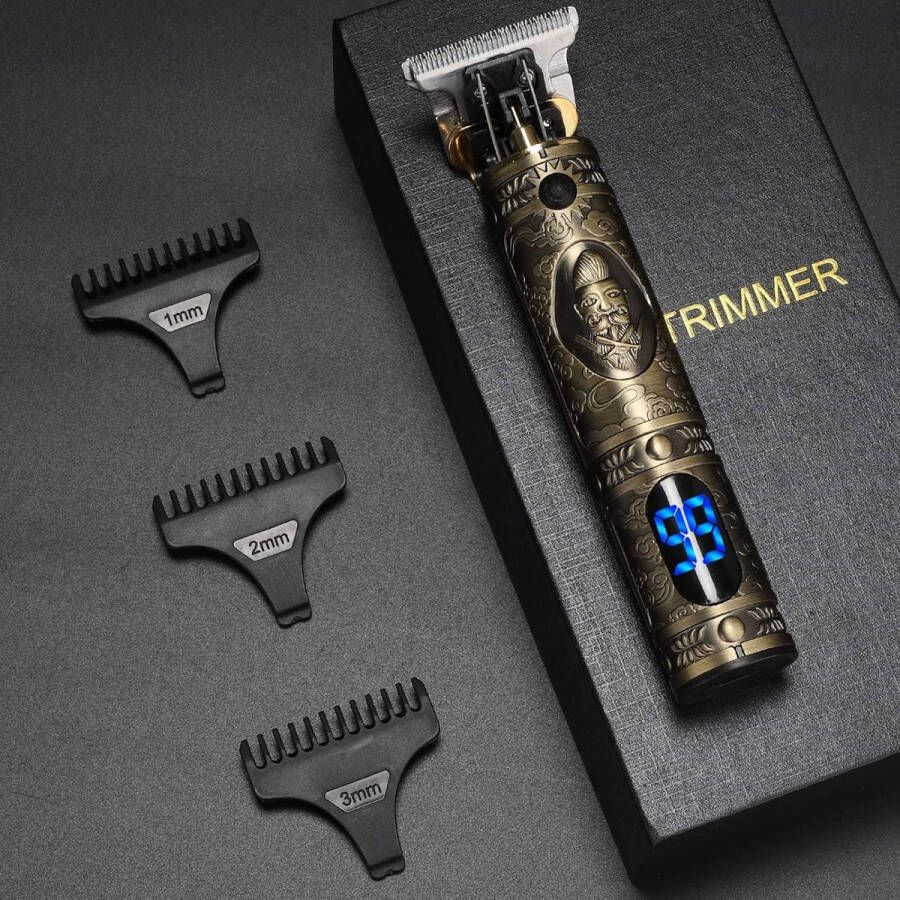 Professionele tondeuse trimmer voor heren baardtrimmer langhaartrimmer