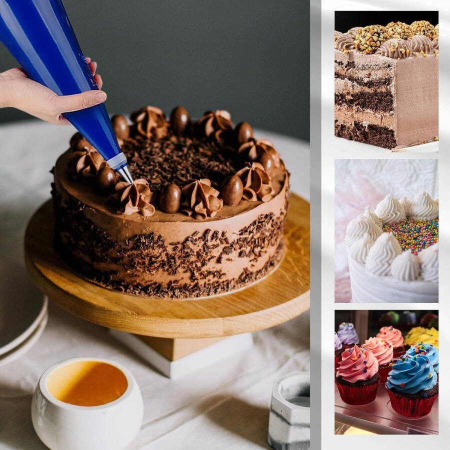 Professionele Transparant Decoreerspuitzakken 50 Stuks 50cm Disposable Piping Bags Snoepzakjes voor Fondant Taarten en Cupcakes spuitzakken wegwerp