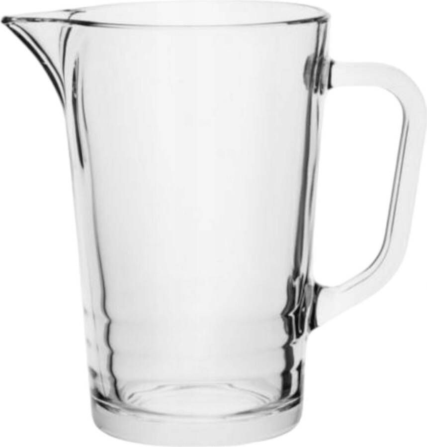 Professionele Waterkan Glas 1L Schenkkan Met handvat Waterkaraf Limonadekan Sapkan Schenkkan Transparant Hoogwaardige Kwaliteit