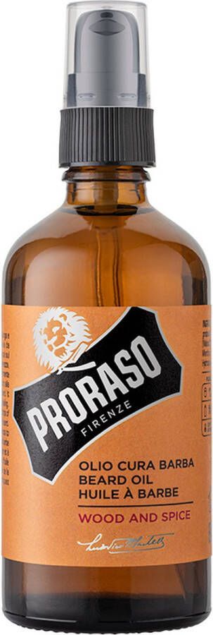 Proraso Wood & Spice Baardolie 100ml: Verzorging in Stijl