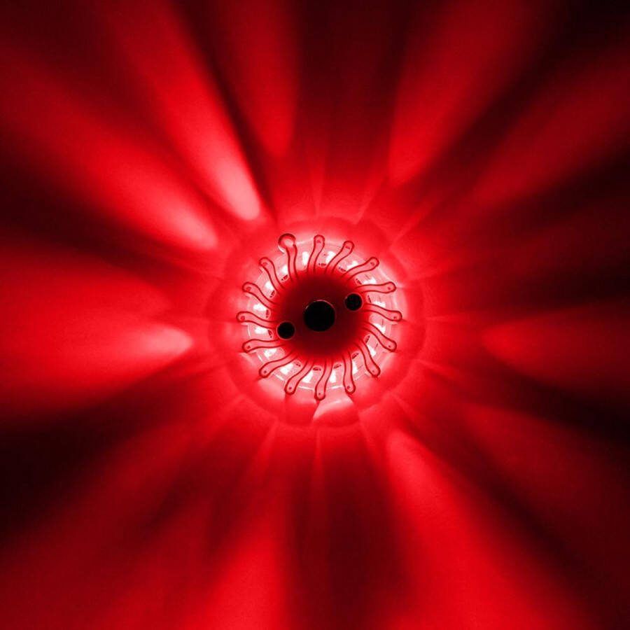Proventa LED Zwaailamp Rood met magneet 9 lichtstanden zwaailicht Waterproof IP67