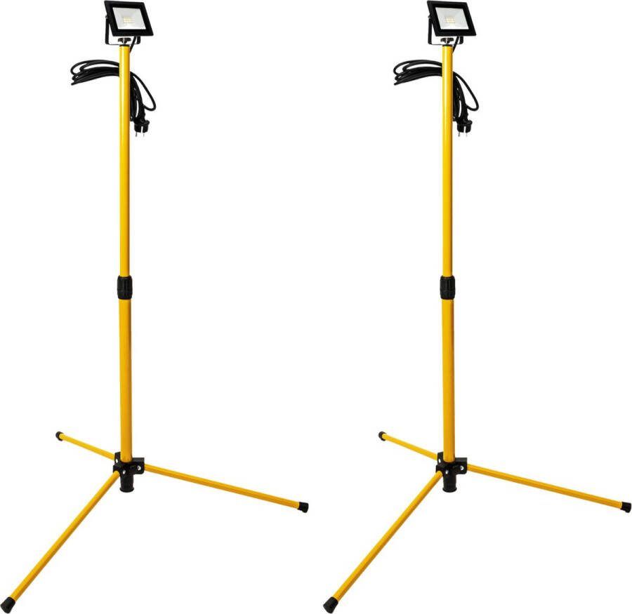 ProWork Tripod LED werklampen op statief In hoogte verstelbaar 1060 lm DUOPACK
