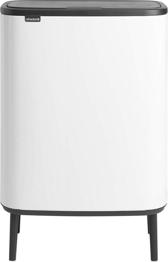 Prullenbak 60 liter Recycling White Bo Touch Bin Binnenemmer 60L Prullenbak 60 liter