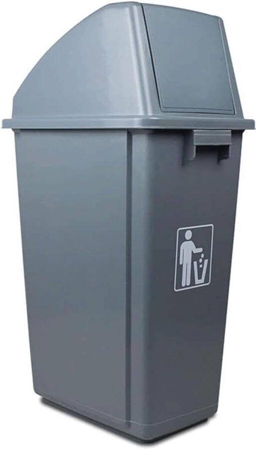 Prullenbak Slijtvast Dik 60L-15.8 Binnenplaats School Fabriek Afvalbakken Outdoor vuilnisbak 60 liter