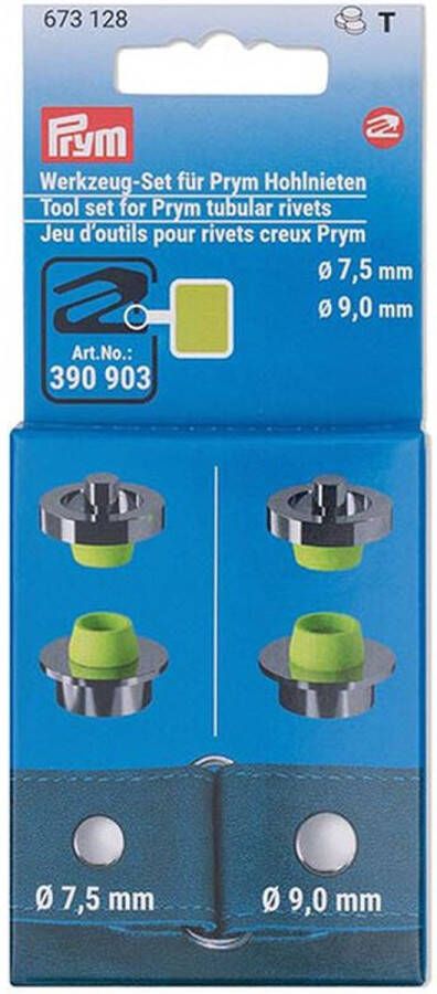 Prym Gereedschapset voor holle nieten 7 5mm 9 0mm